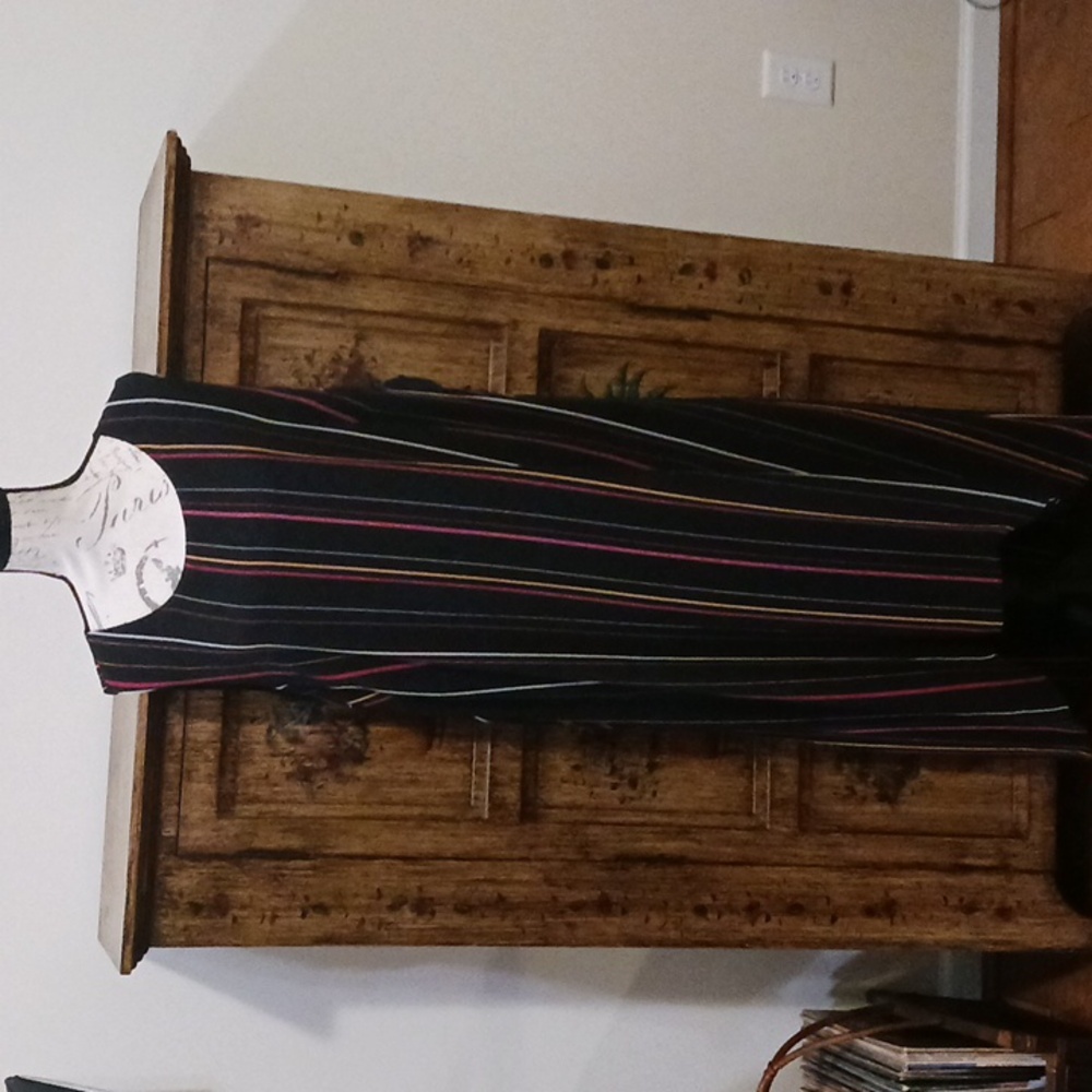 Striped Flowy Maxi Dress